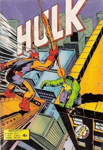 Scan de la Couverture Hulk Publication Flash n 7
